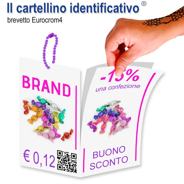 Cartellini con etichetta removibile