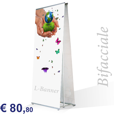 L-Banner Double 80x200cm