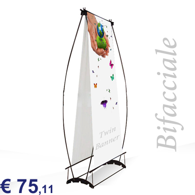 Twin Screen Banner 80x180cm