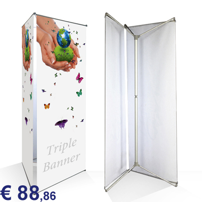 Triple Screen Banner 90x215cm